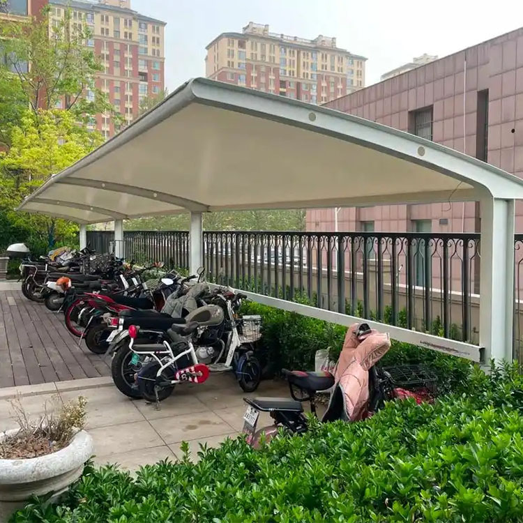 通江县膜结构电动车棚